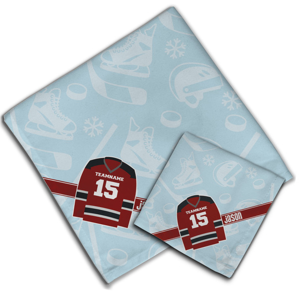 Hockey Cloth Napkins - Personalized Lunch & Dinner (PARENT MAIN)