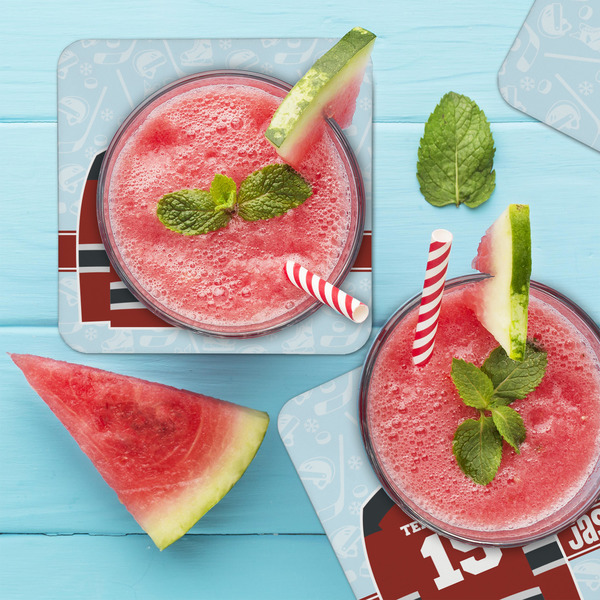 Hockey Coaster Set - LIFESTYLE