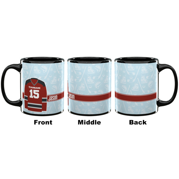 Hockey Coffee Mug - 11 oz - Black APPROVAL