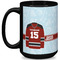 Hockey Coffee Mug - 15 oz - Black Full