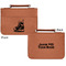 Hockey Cognac Leatherette Bible Covers - Small Double Sided Apvl