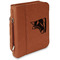 Hockey Leatherette Bible Cover with Handle & Zipper - Large- Single Sided