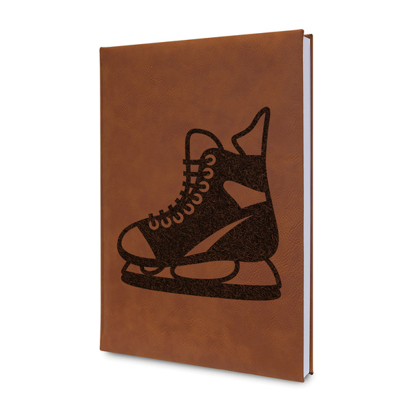Custom Hockey Leatherette Journal - Single Sided