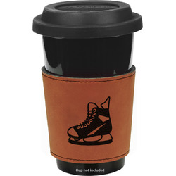 Hockey Leatherette Cup Sleeve - Single Sided