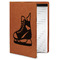 Hockey Leatherette Portfolio with Notepad - Small - Double Sided (Personalized)