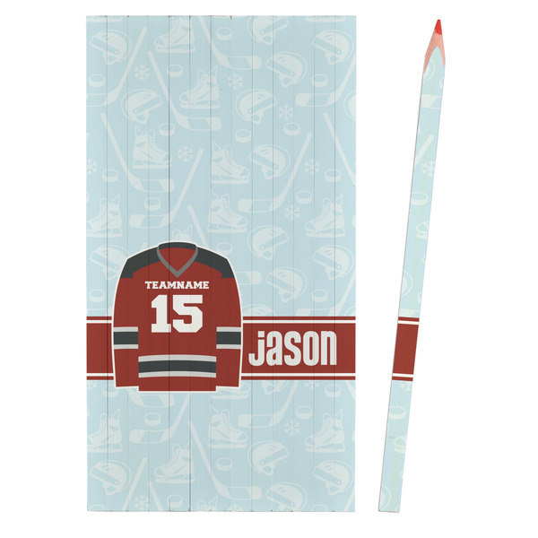 Hockey Colored Pencils - Front View