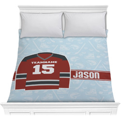 Hockey Comforter - Full / Queen (Personalized)