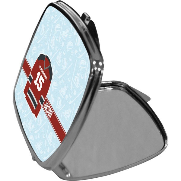 Hockey Compact Mirror (Side View)