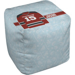Hockey Cube Pouf Ottoman - 13" (Personalized)