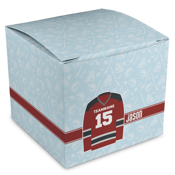 Custom Hockey Cube Favor Gift Boxes (Personalized)