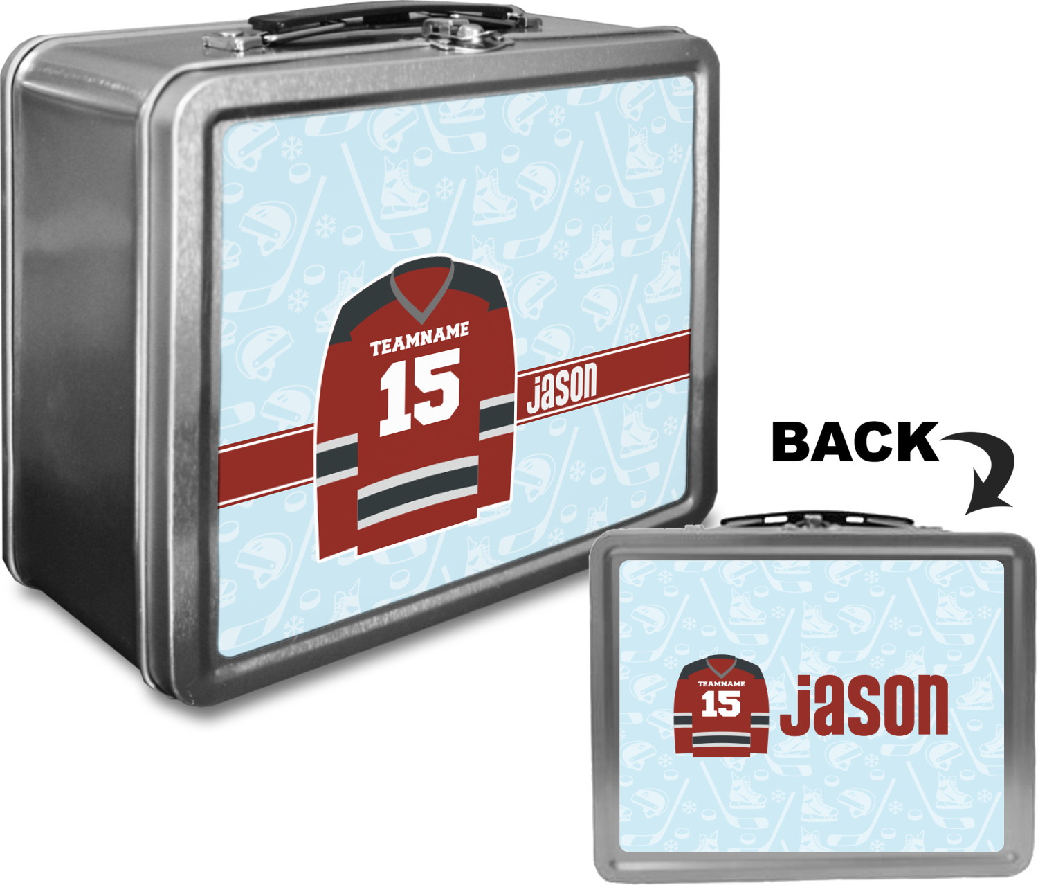 Hockey Lunch Box (Personalized) YouCustomizeIt