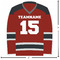 Hockey Custom Shape Iron On Patches - L - APPROVAL
