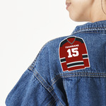 Hockey Twill Iron On Patch - Custom Shape (Personalized)