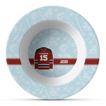 Hockey Plastic Bowl - Microwave Safe - Composite Polymer (Personalized)