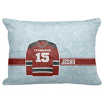 Hockey Decorative Baby Pillowcase - 16"x12" (Personalized)