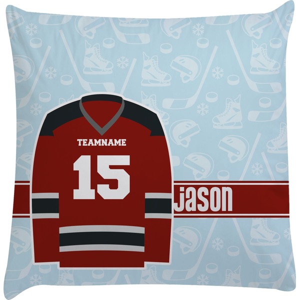Custom Hockey Decorative Pillow Case (Personalized)