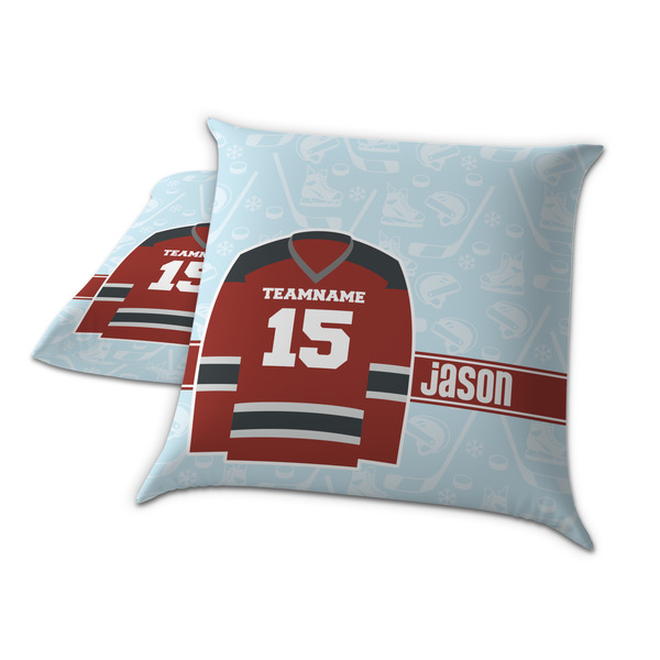 Hockey Decorative Pillow Case - TWO