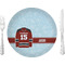 Hockey 10" Glass Lunch / Dinner Plates - Single or Set (Personalized)