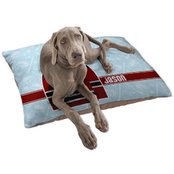 Hockey Dog Bed - Large w/ Name and Number