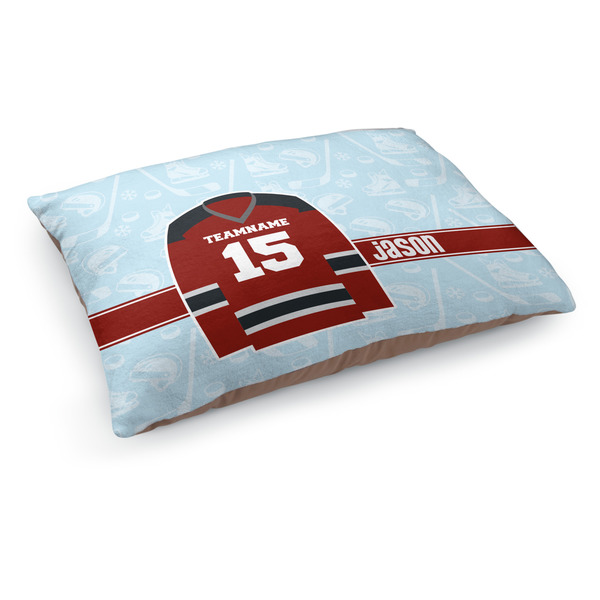 Custom Hockey Dog Bed - Medium w/ Name and Number