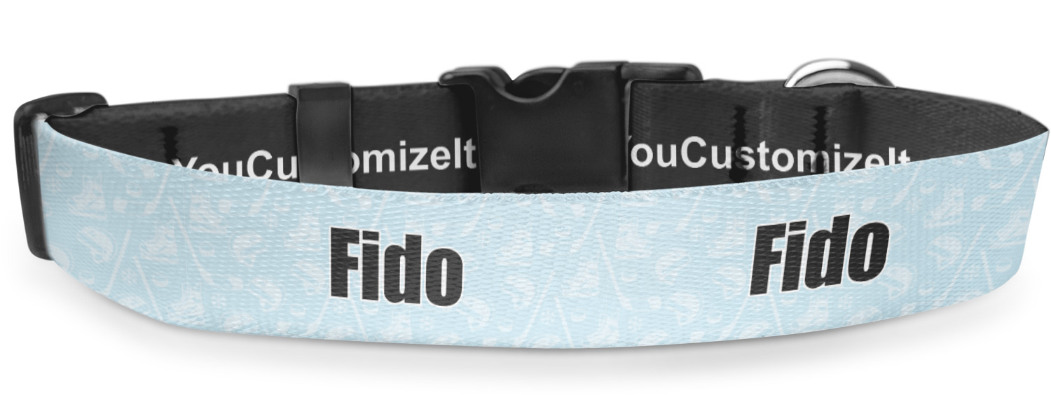 Hockey Deluxe Dog Collar (Personalized) YouCustomizeIt