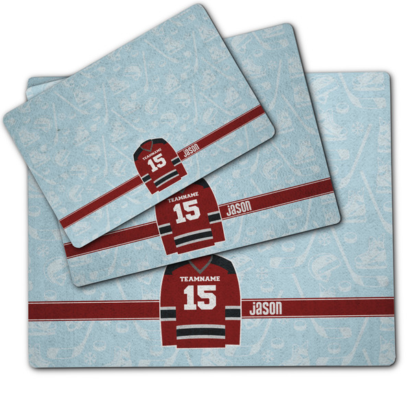 Hockey Dog Food Mat - MAIN (sm, med, lrg)