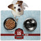 Hockey Dog Food Mat - Medium LIFESTYLE