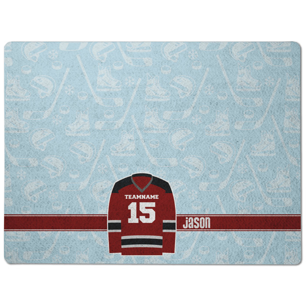 Hockey Dog Food Mat - Medium without bowls