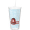 Hockey Double Wall Tumbler with Straw (Personalized)