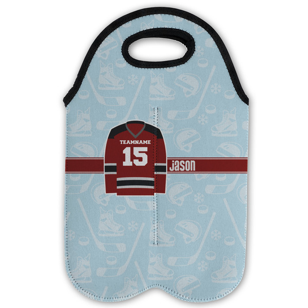 Hockey Double Wine Tote - Flat (new)