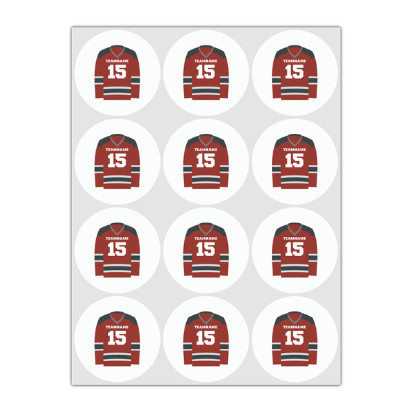 Hockey Drink Topper - Small - Set of 12