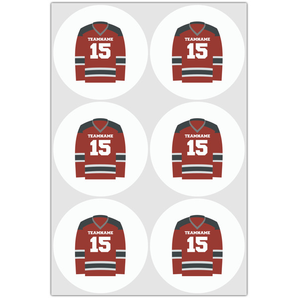 Hockey Drink Topper - XLarge - Set of 6