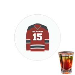Hockey Printed Drink Topper - 1.5" (Personalized)