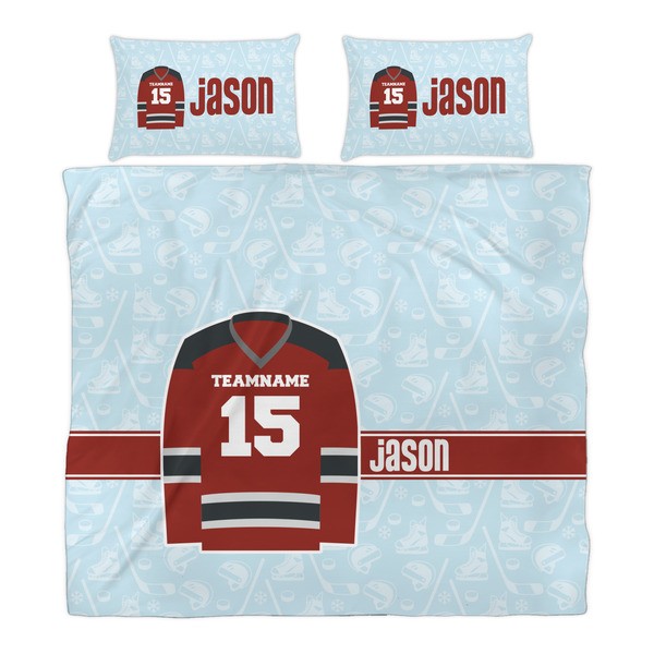 Hockey Duvet Cover Set - King - Alt Approval