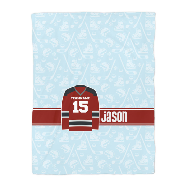 Hockey Duvet Cover - Twin - Front