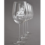 Hockey Wine Glasses (Set of 4)
