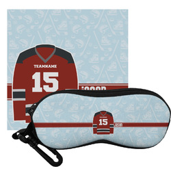 Hockey Eyeglass Case & Cloth (Personalized)