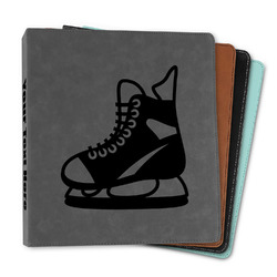 Hockey Leather Binder - 1" (Personalized)
