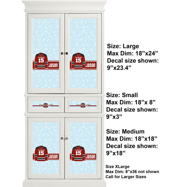 Hockey Full Cabinet (Show Sizes)