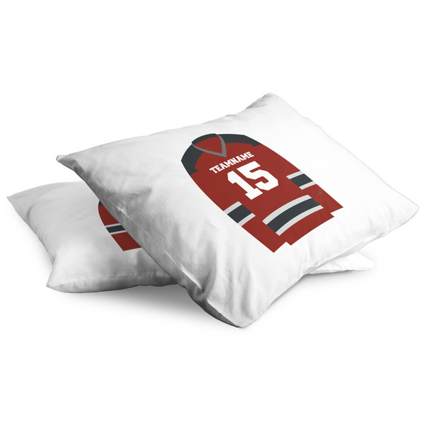 Hockey Full Pillow Case - TWO (partial print)