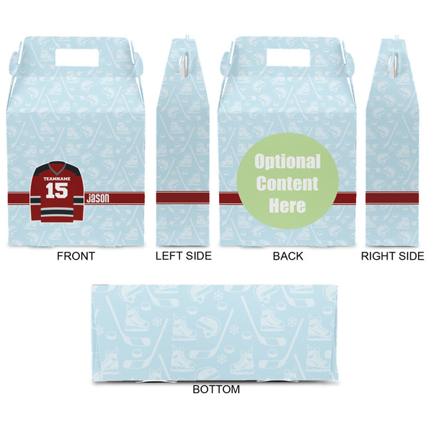 Hockey Gable Favor Box - Approval