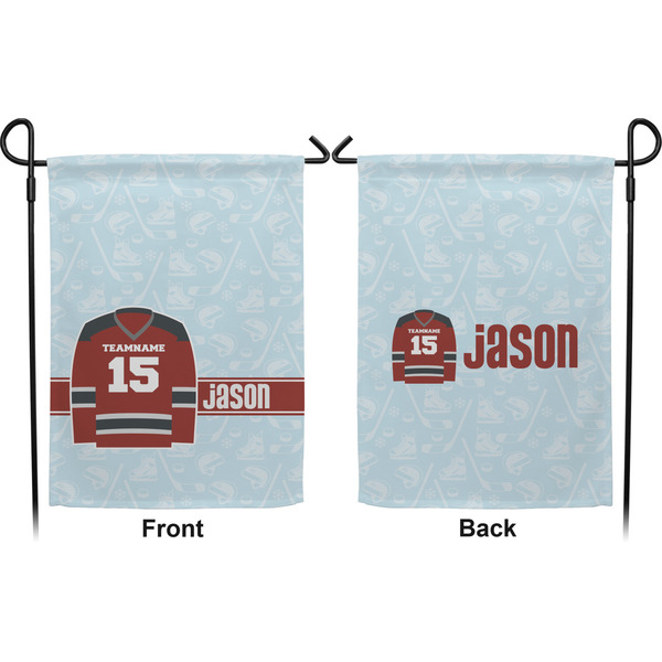 Hockey Garden Flag - Double Sided Front and Back