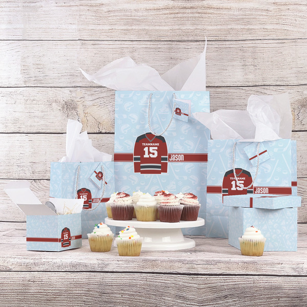 Hockey Gift Bags - In Context