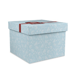 Hockey Gift Box with Lid - Canvas Wrapped - Large (Personalized)