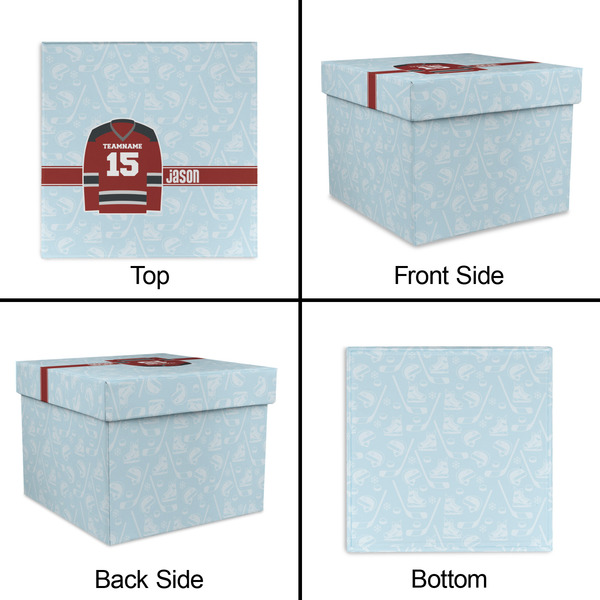 Hockey Gift Boxes with Lid - Canvas Wrapped - XX-Large - Approval