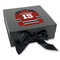 Hockey Gift Boxes with Magnetic Lid - Black - Front (angle)