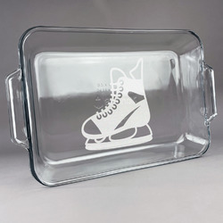 Hockey Glass Baking and Cake Dish (Personalized)