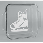 Hockey Glass Cake Dish with Truefit Lid - 8in x 8in