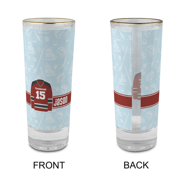 Hockey Glass Shot Glass - 2 oz - Single - APPROVAL
