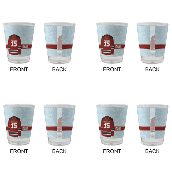 Hockey Glass Shot Glass - Standard - Set of 4 - APPROVAL